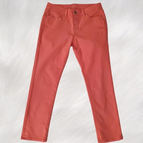 a.n.a. Reddish Pink Skinny Ankle Jeans - Size 8 - Picture 6 of 14